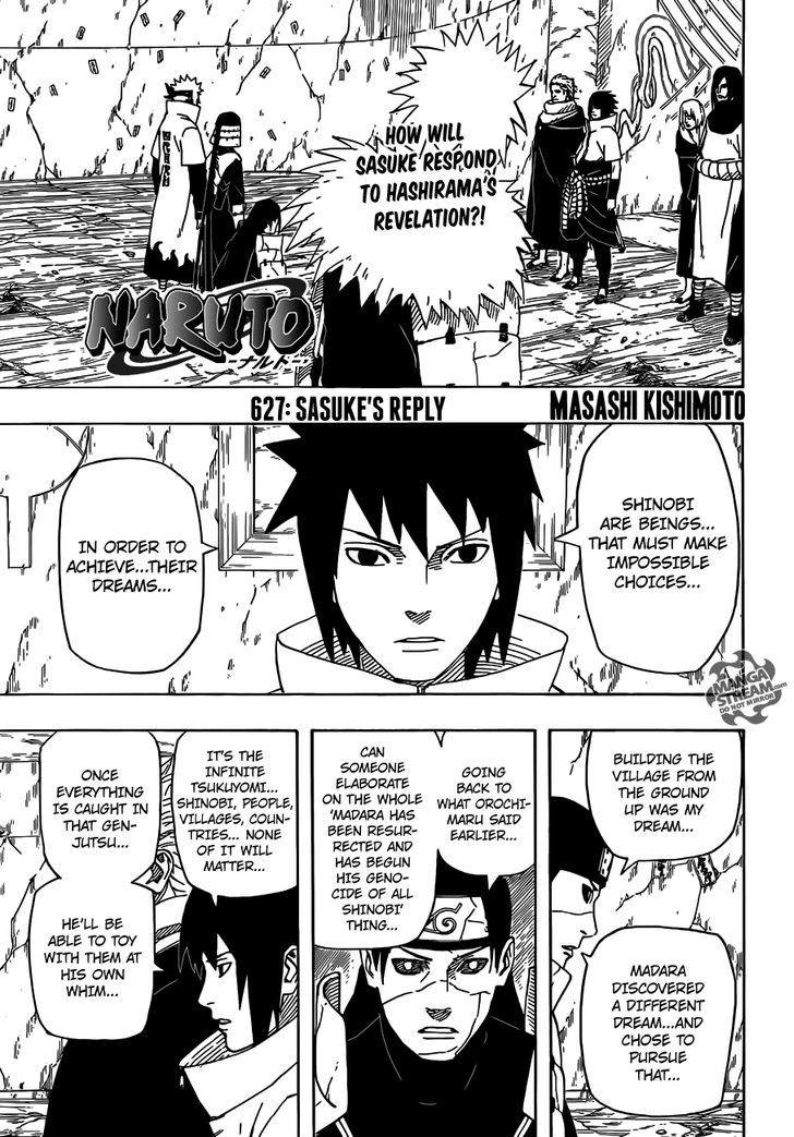 Naruto chapter 627 page 1