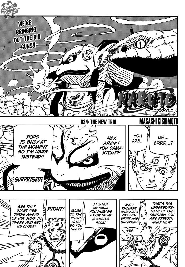 Naruto chapter 634 page 1