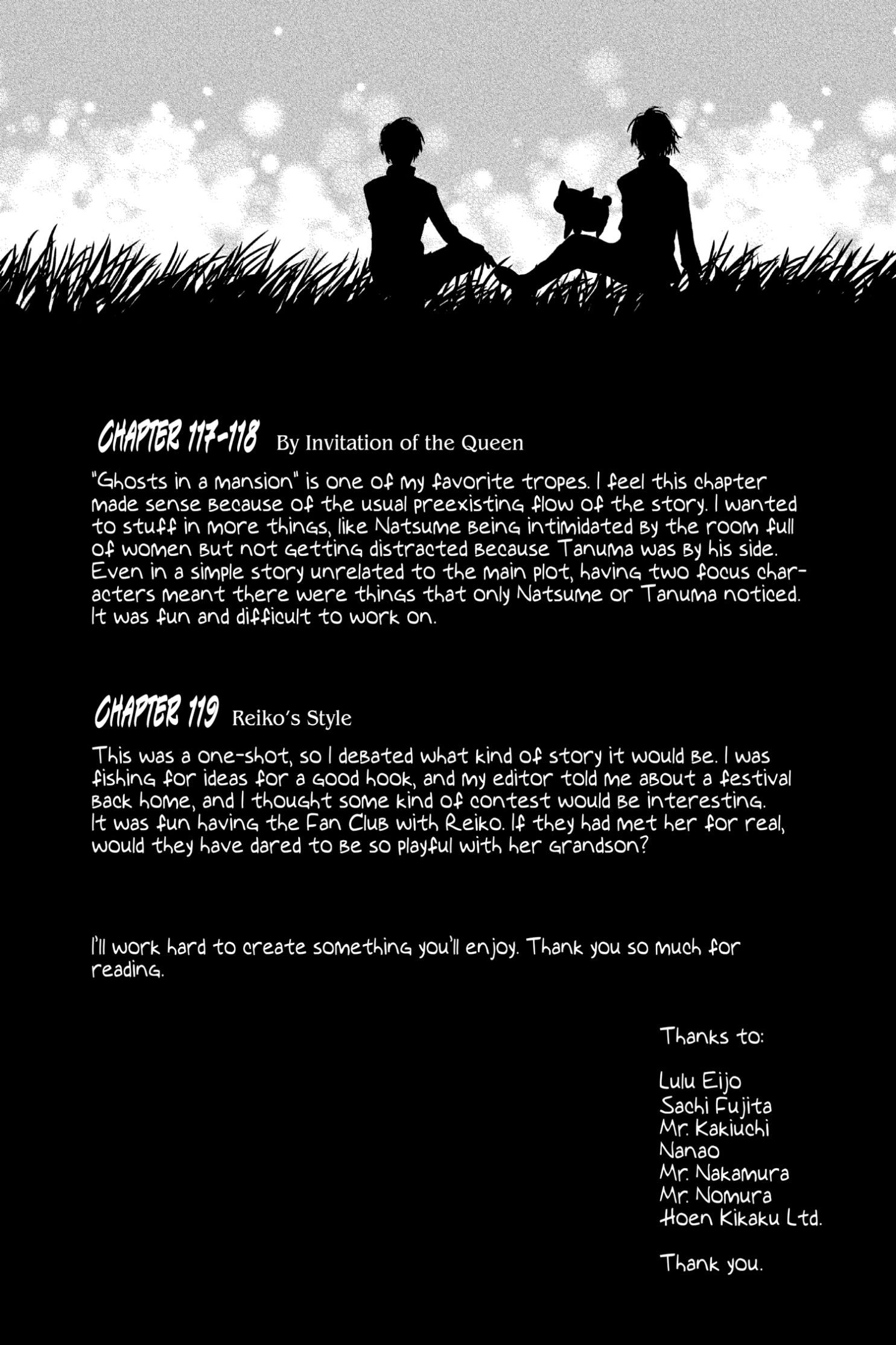 Natsume Yuujinchou chapter 119 page 42