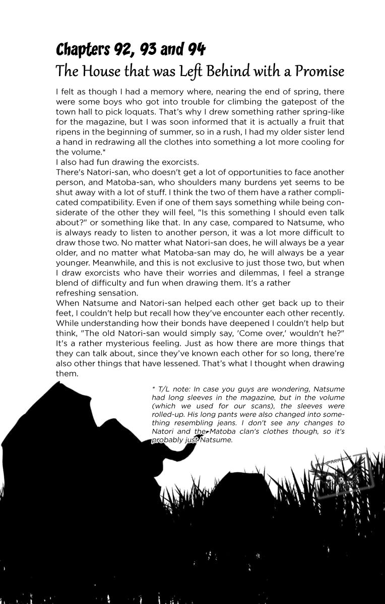 Natsume Yuujinchou chapter 94 page 45