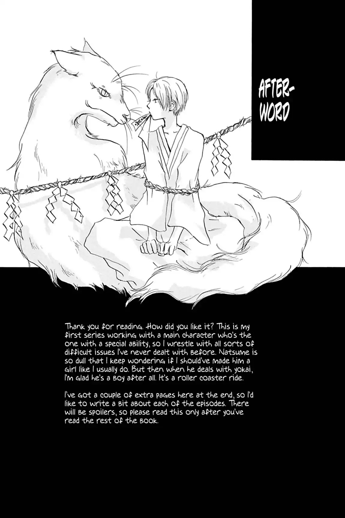 Natsume Yuujinchou chapter 8.5 page 1