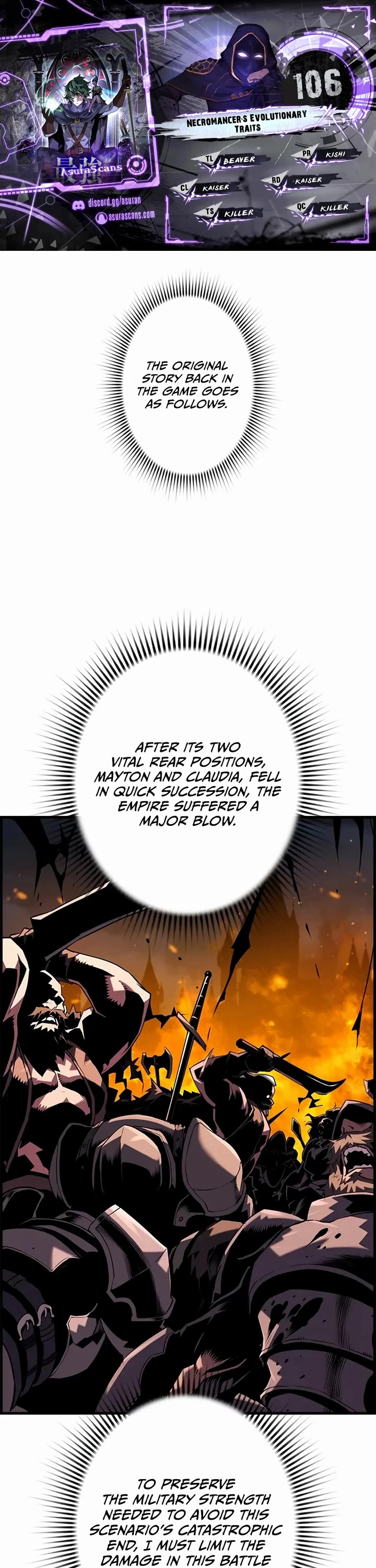 Necromancer’s Evolutionary Traits chapter 106 page 1