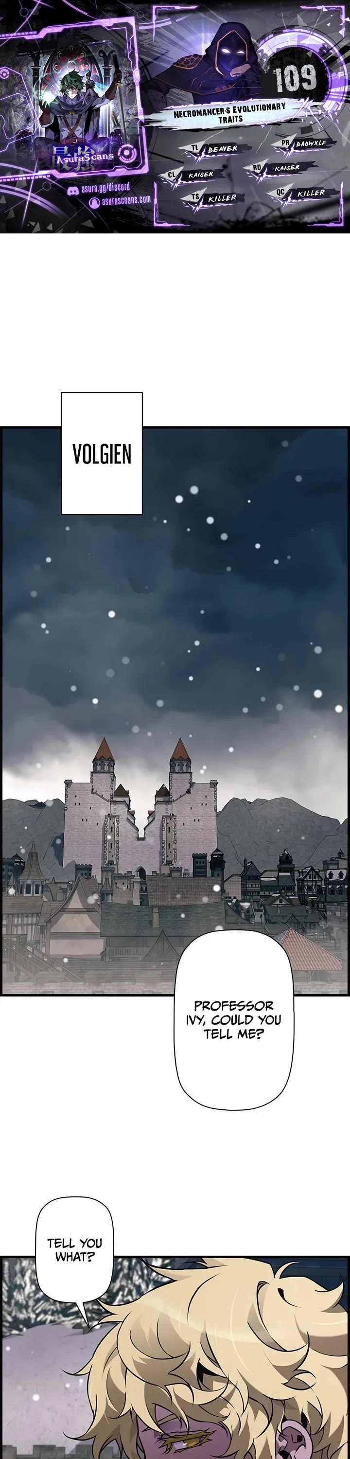 Necromancer’s Evolutionary Traits chapter 109 page 1