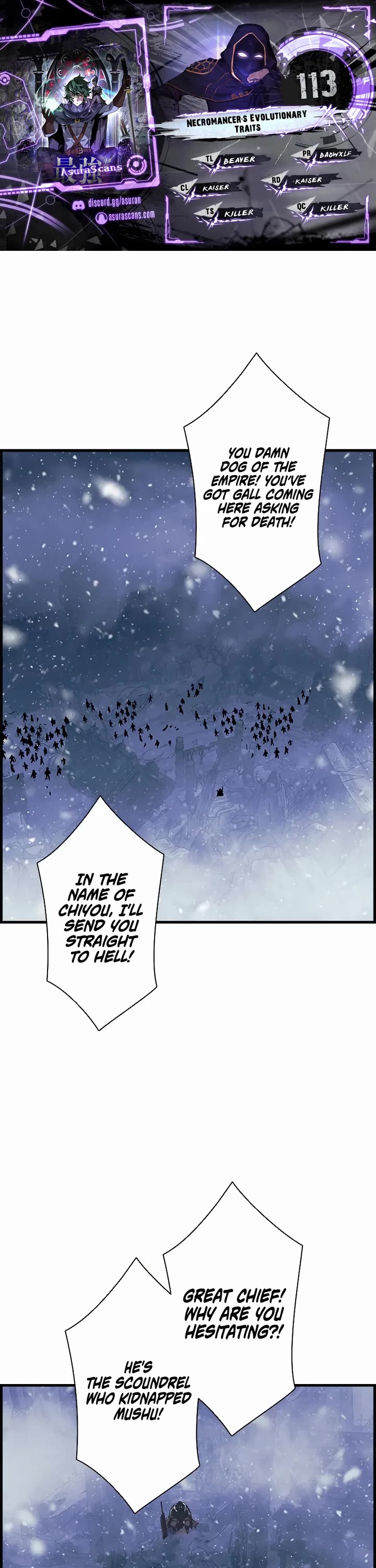 Necromancer’s Evolutionary Traits chapter 113 page 1