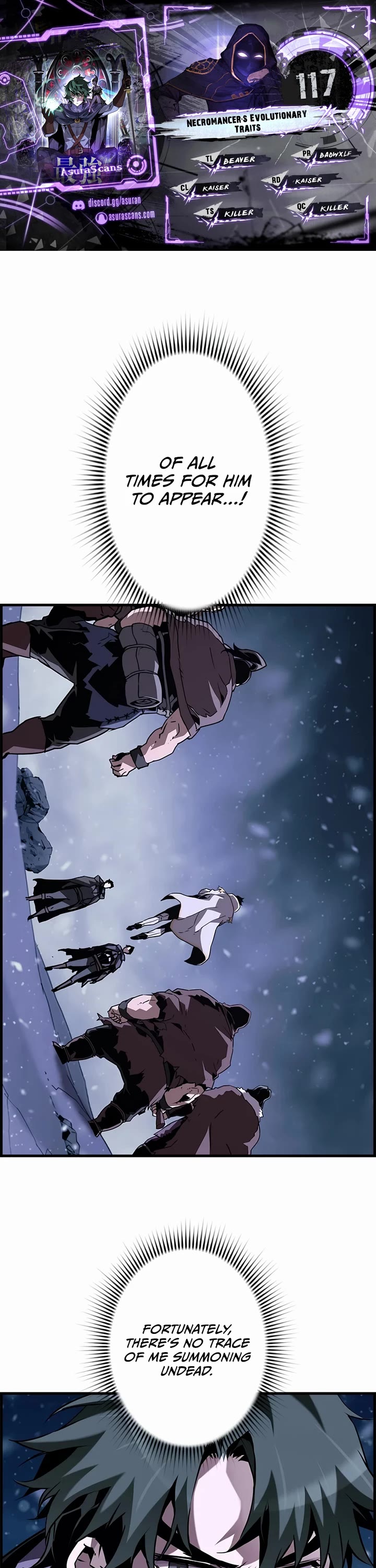 Necromancer’s Evolutionary Traits chapter 117 page 1