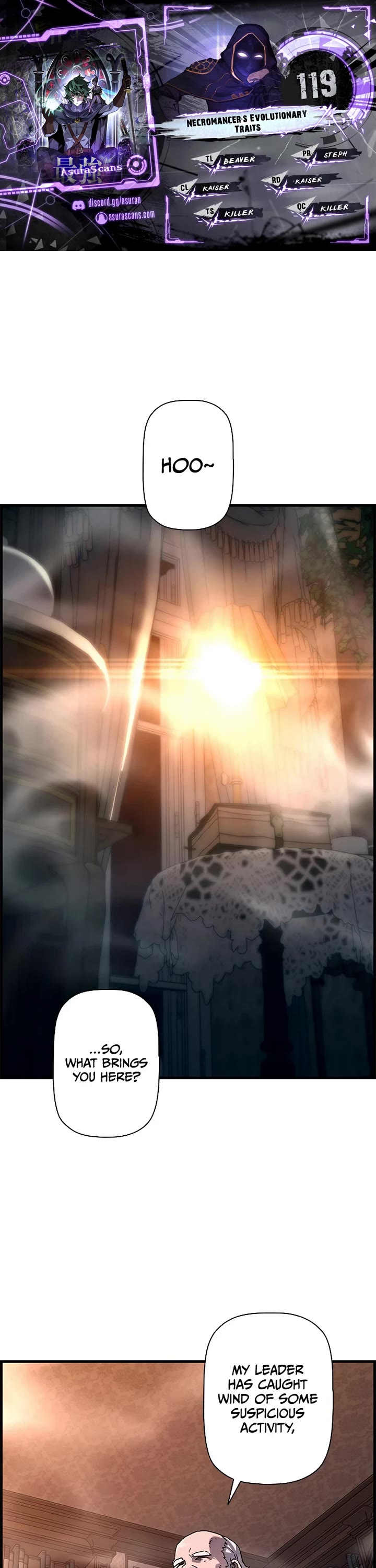 Necromancer’s Evolutionary Traits chapter 119 page 1