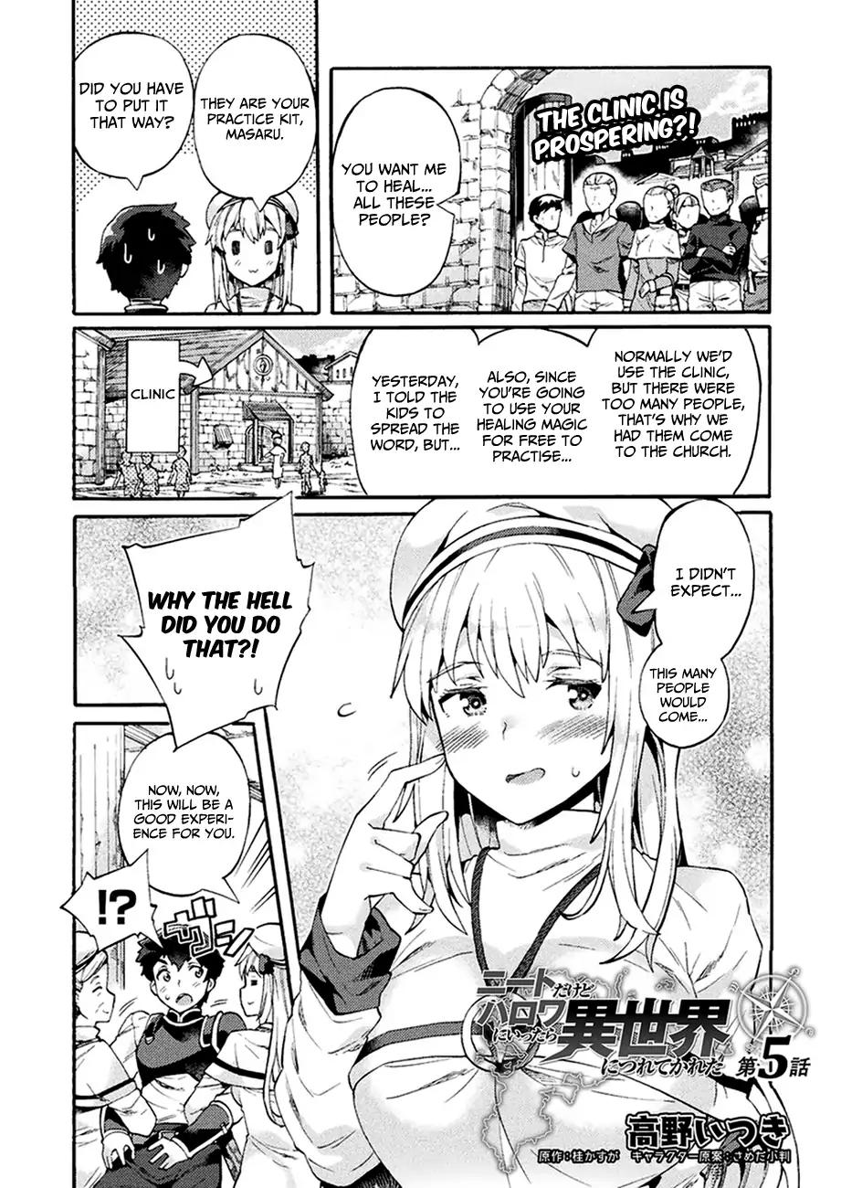 NEET dakedo Hello Work ni Ittara Isekai ni Tsuretekareta chapter 5 page 2