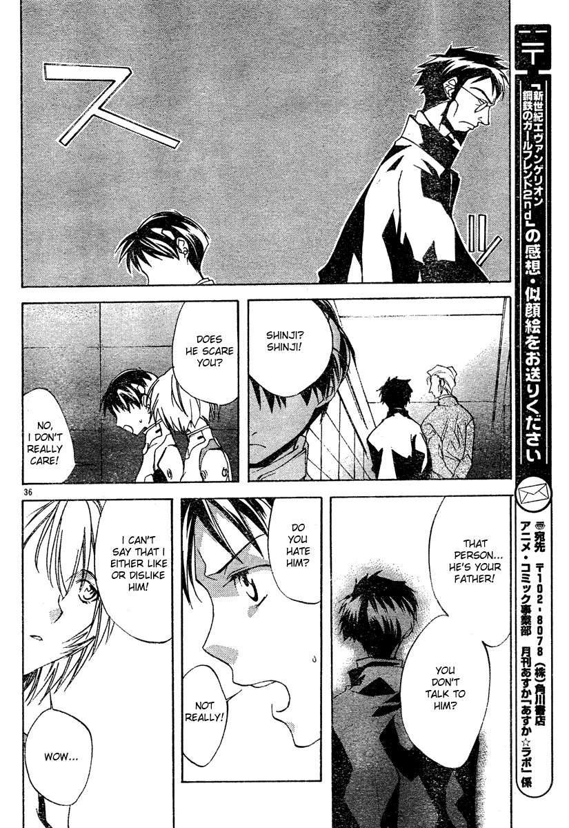 Neon Genesis Evangelion: Koutetsu no Girlfriend 2nd chapter 2 page 36