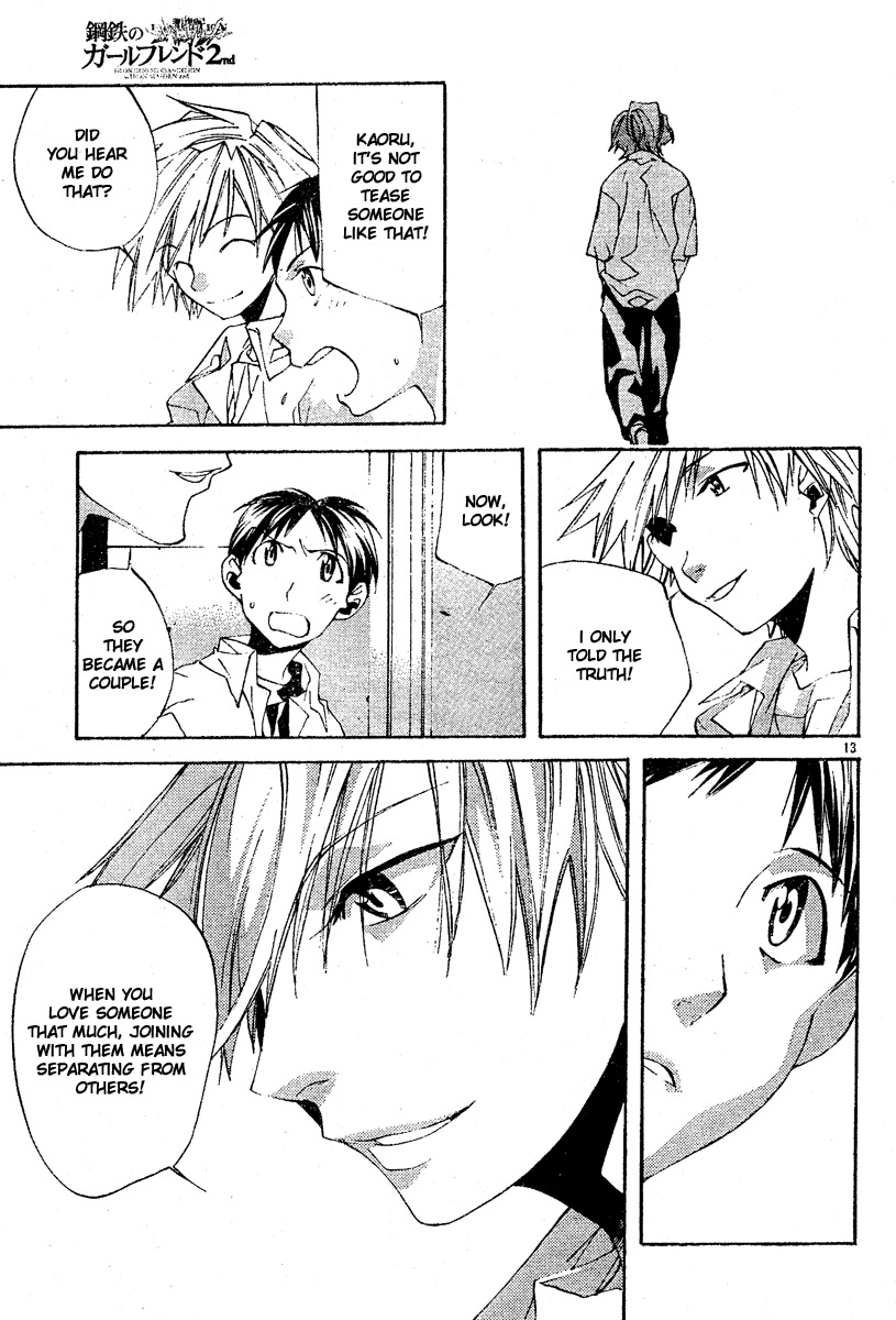 Neon Genesis Evangelion: Koutetsu no Girlfriend 2nd chapter 4 page 14