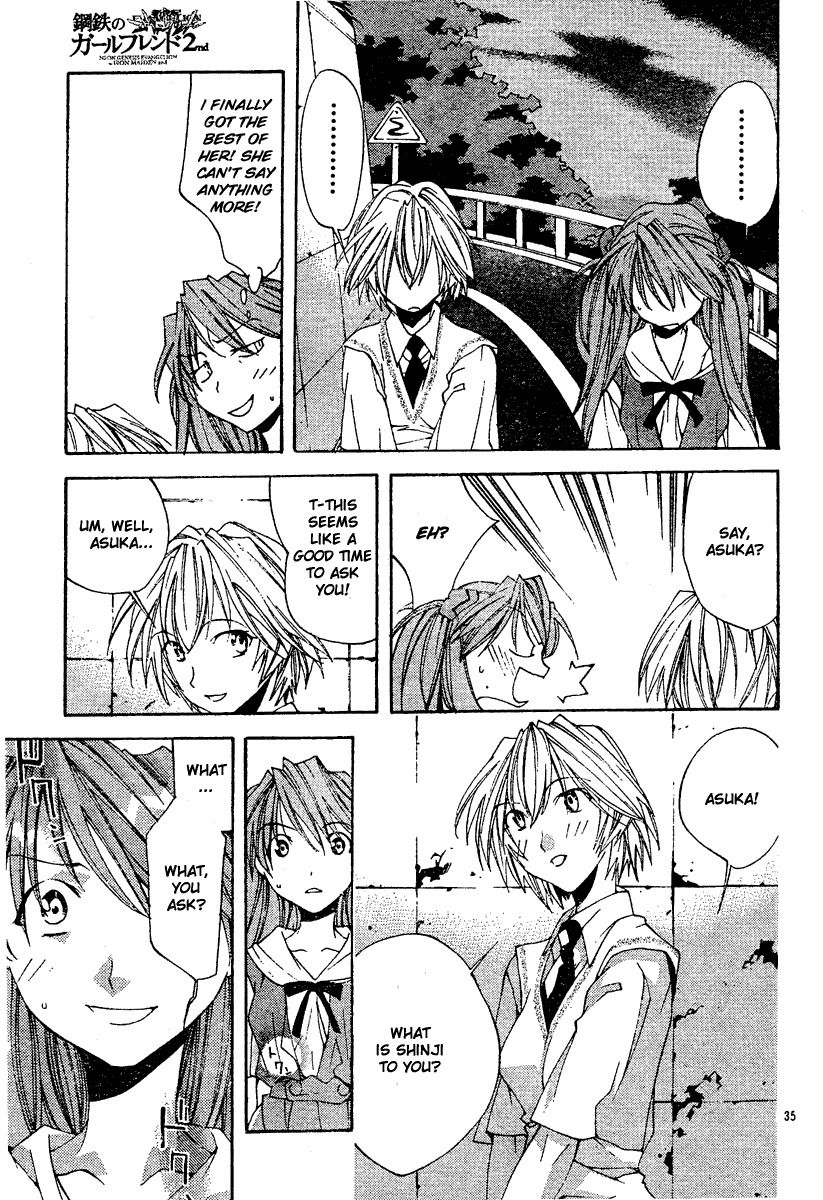 Neon Genesis Evangelion: Koutetsu no Girlfriend 2nd chapter 4 page 36
