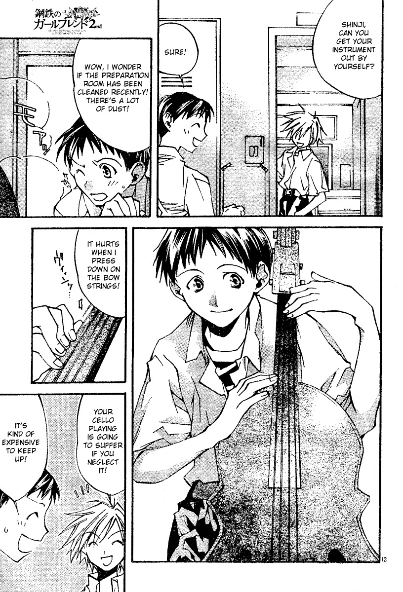Neon Genesis Evangelion: Koutetsu no Girlfriend 2nd chapter 6 page 14