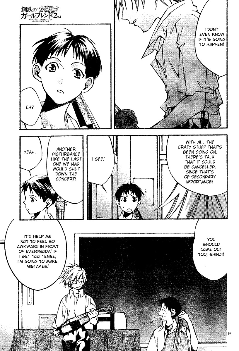 Neon Genesis Evangelion: Koutetsu no Girlfriend 2nd chapter 6 page 16