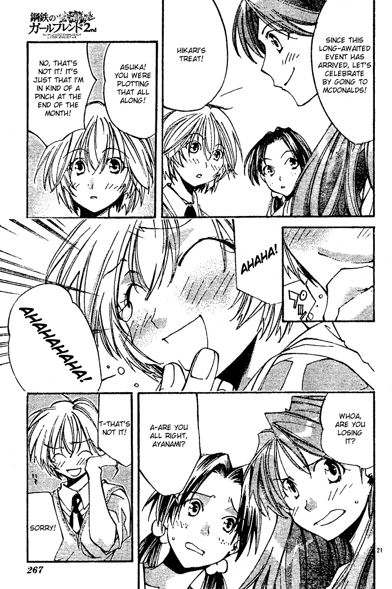 Neon Genesis Evangelion: Koutetsu no Girlfriend 2nd chapter 6 page 22