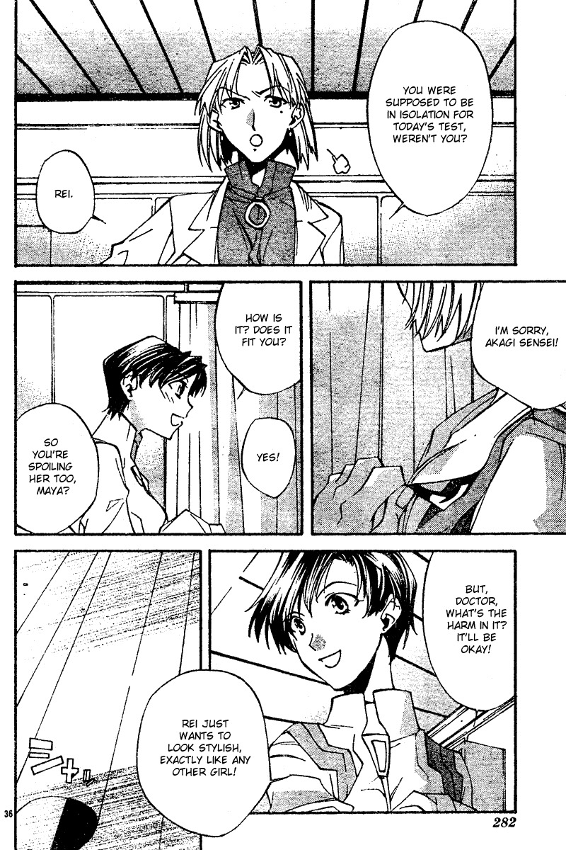 Neon Genesis Evangelion: Koutetsu no Girlfriend 2nd chapter 6 page 37