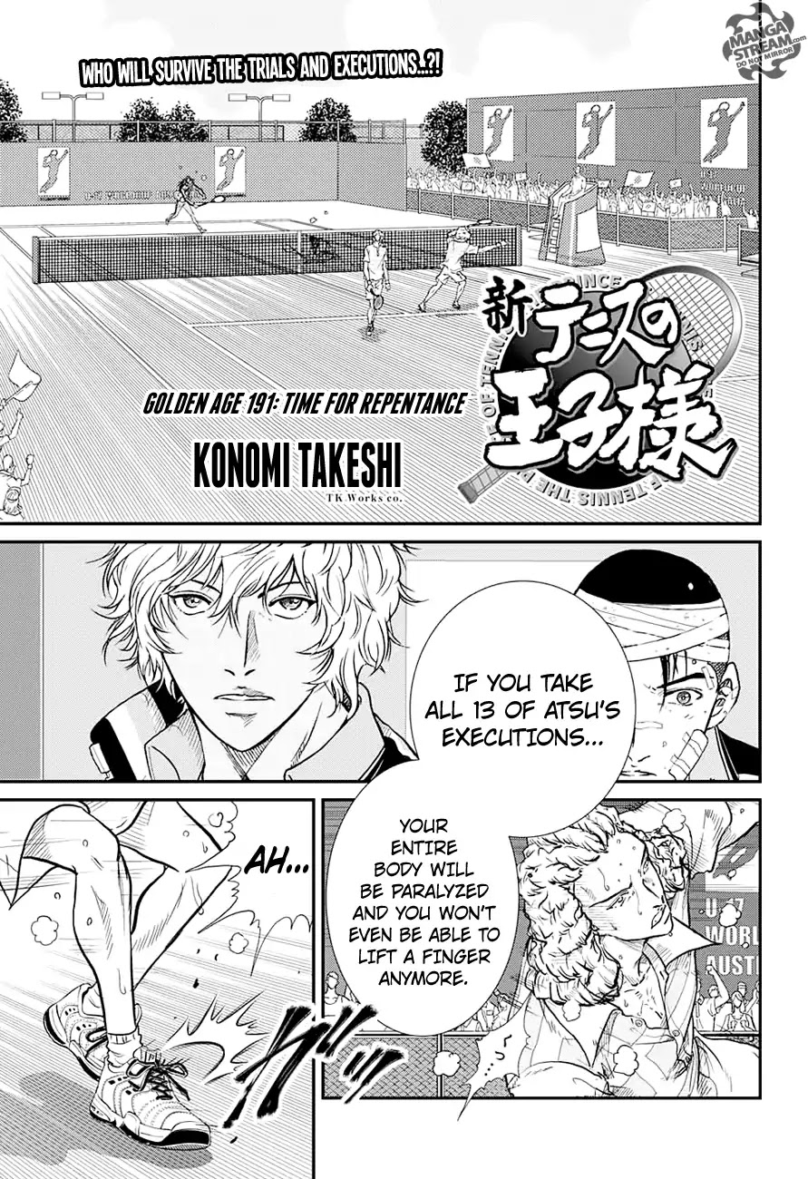 New Prince of Tennis chapter 191 page 1