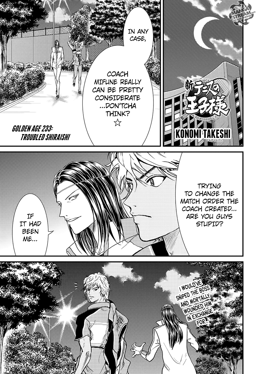 New Prince of Tennis chapter 233 page 1