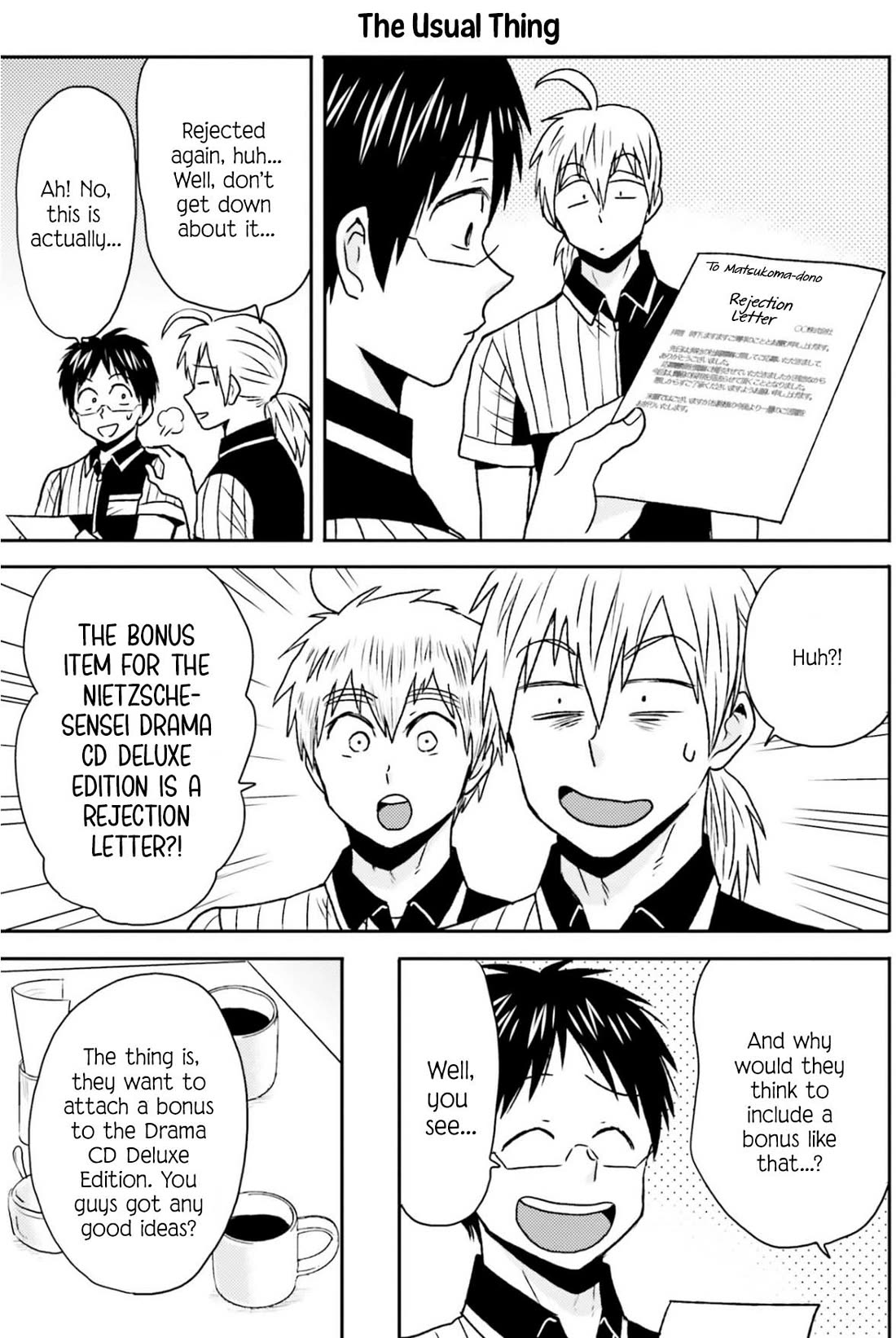 Nietzsche-sensei - Konbini ni, Satori Sedai no Shinjin ga Maiorita chapter 77 page 27
