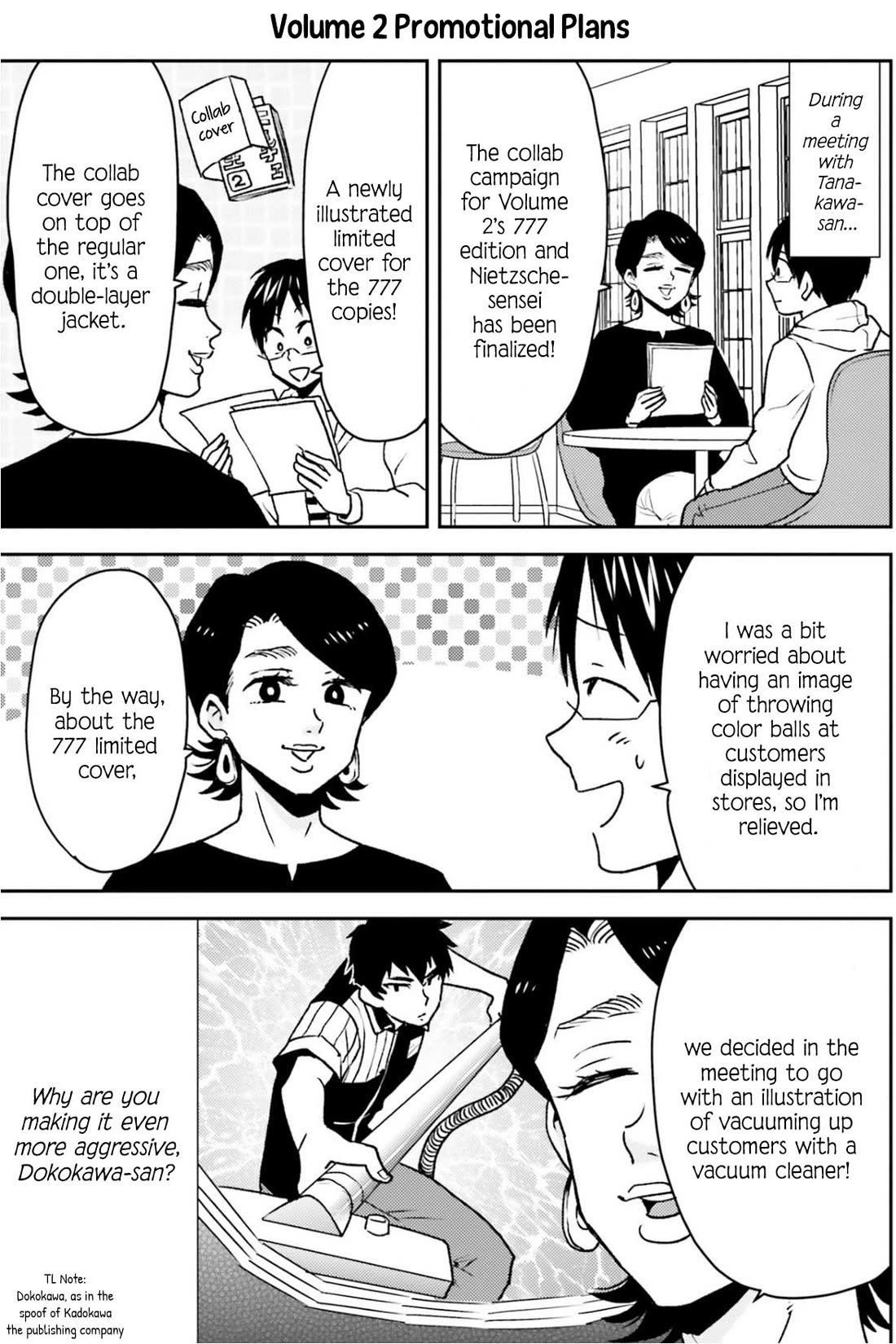 Nietzsche-sensei - Konbini ni, Satori Sedai no Shinjin ga Maiorita chapter 80 page 14