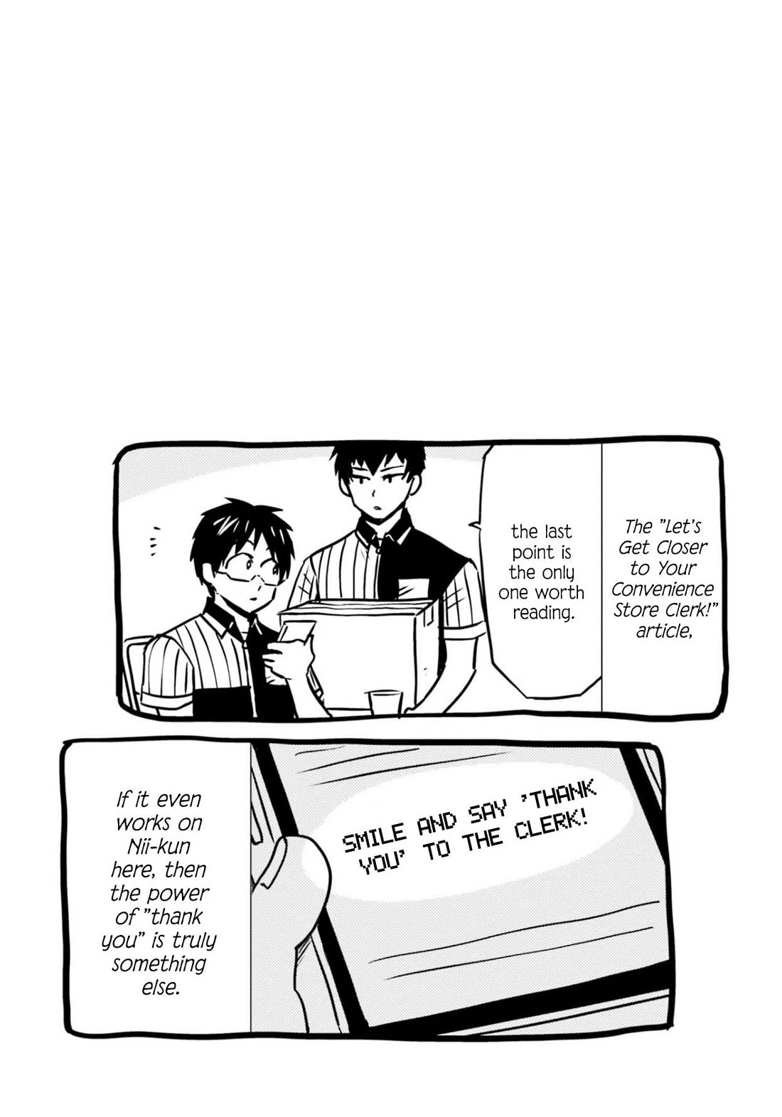 Nietzsche-sensei - Konbini ni, Satori Sedai no Shinjin ga Maiorita chapter 80 page 24