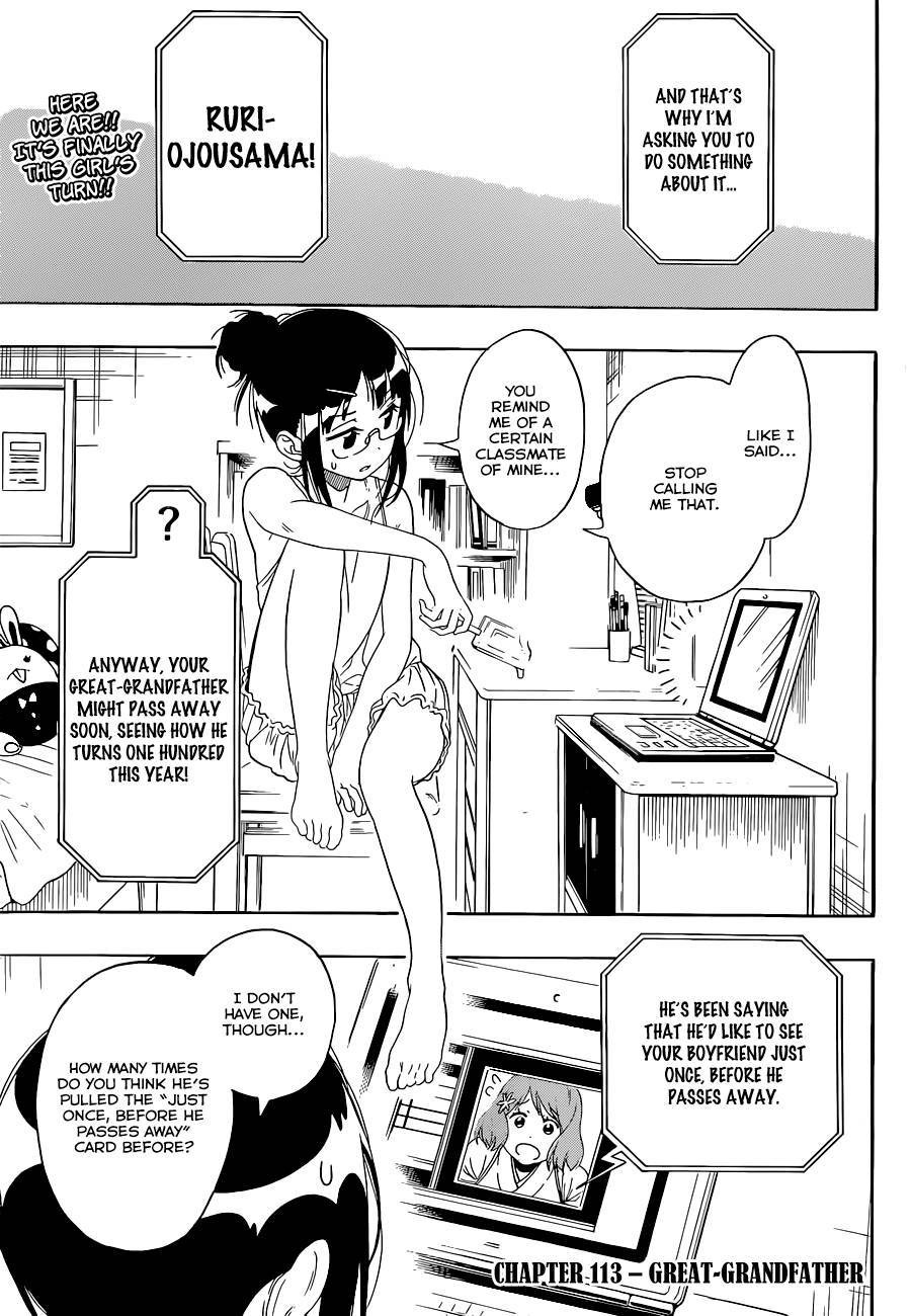 Nisekoi chapter 113 page 3