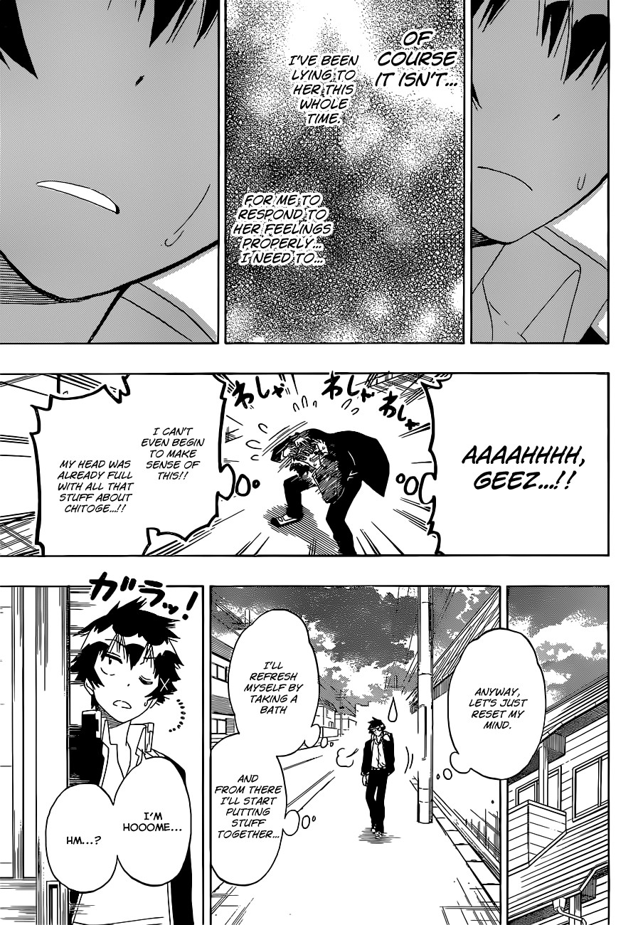 Nisekoi chapter 175 page 17