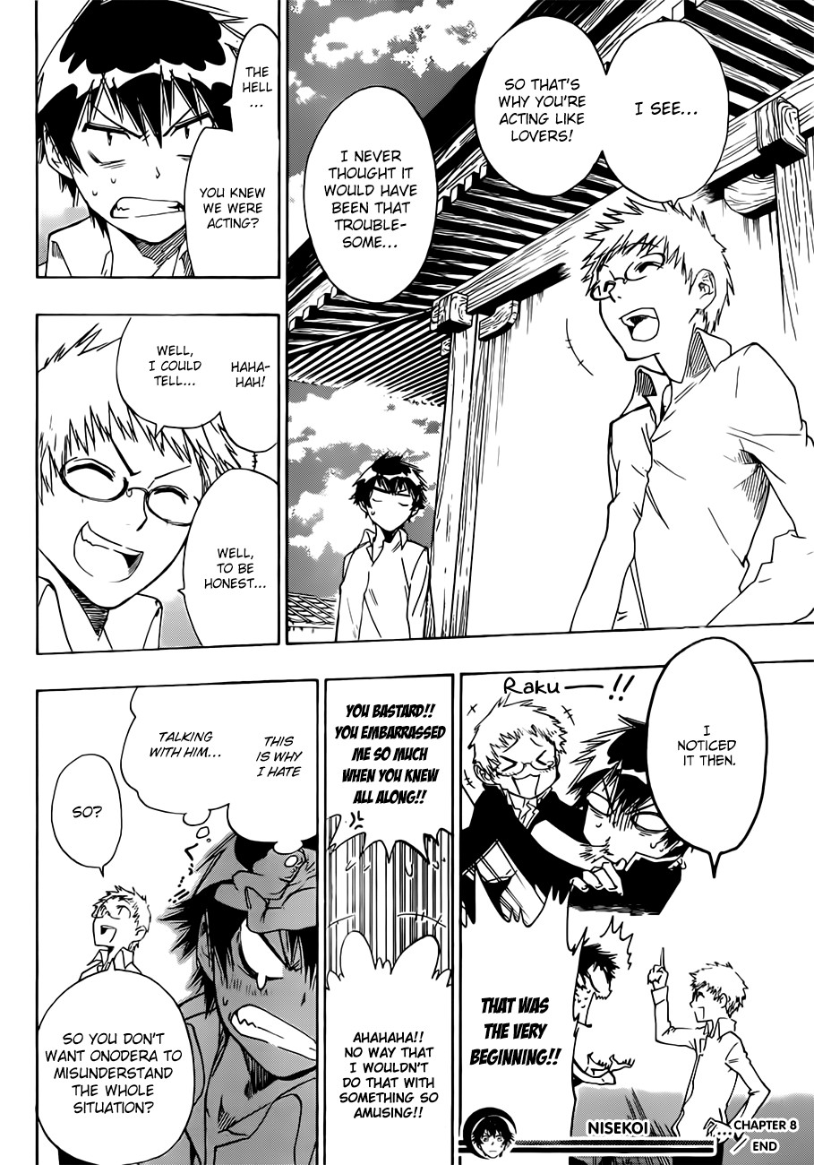 Nisekoi chapter 8 page 19