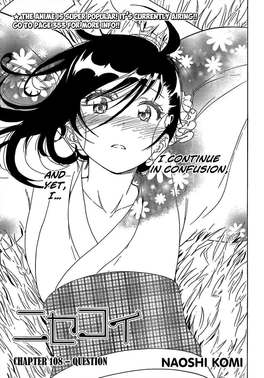 Nisekoi chapter 108 page 1