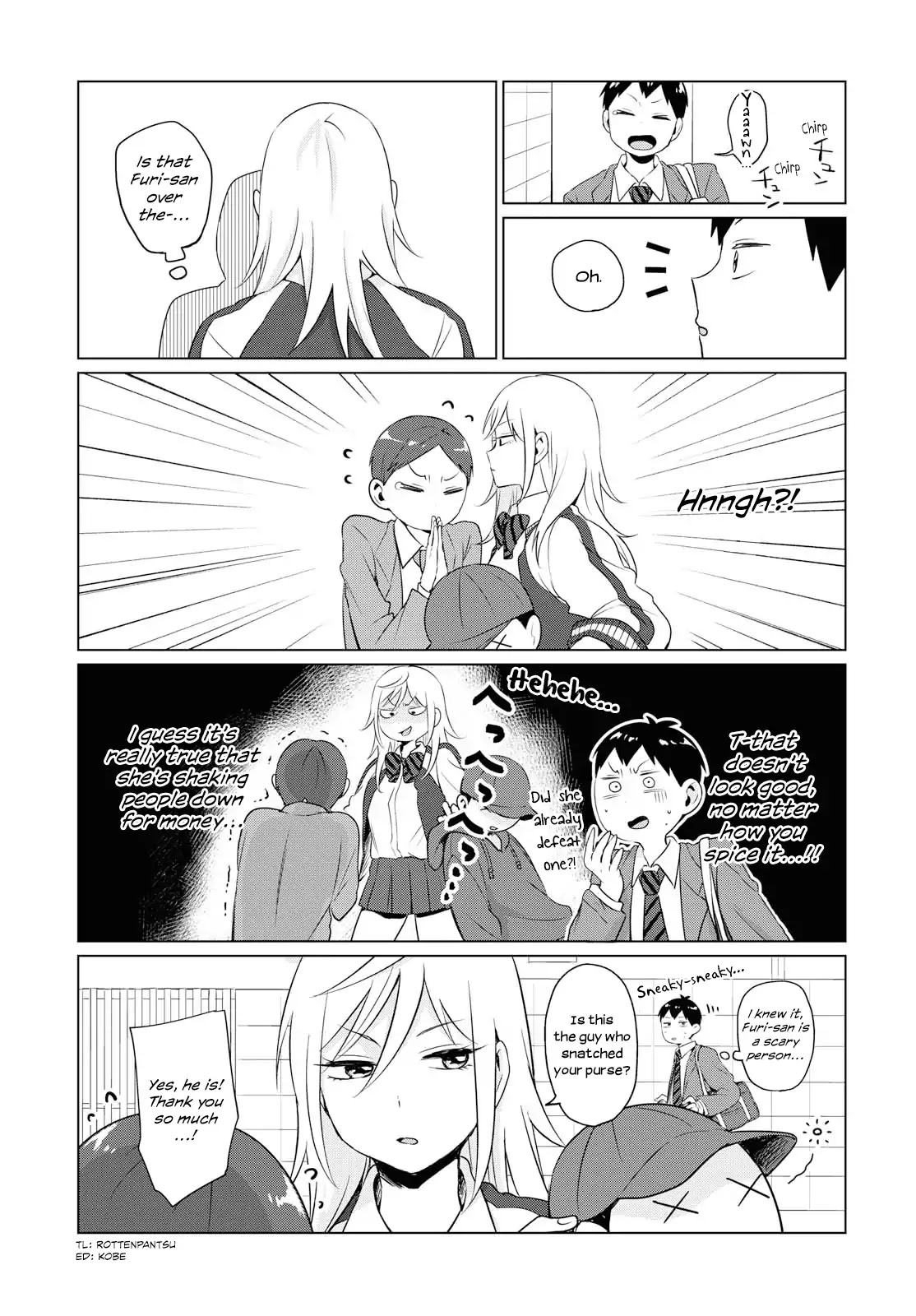 No Matter What You Say, Furi-san is Scary. chapter 3 page 1