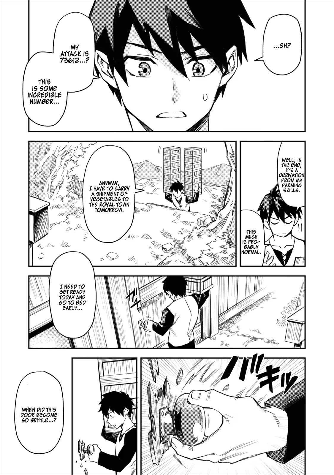 Noumin Kanren no Skill bakka Agetetara Naze ka Tsuyoku Natta chapter 1 page 10