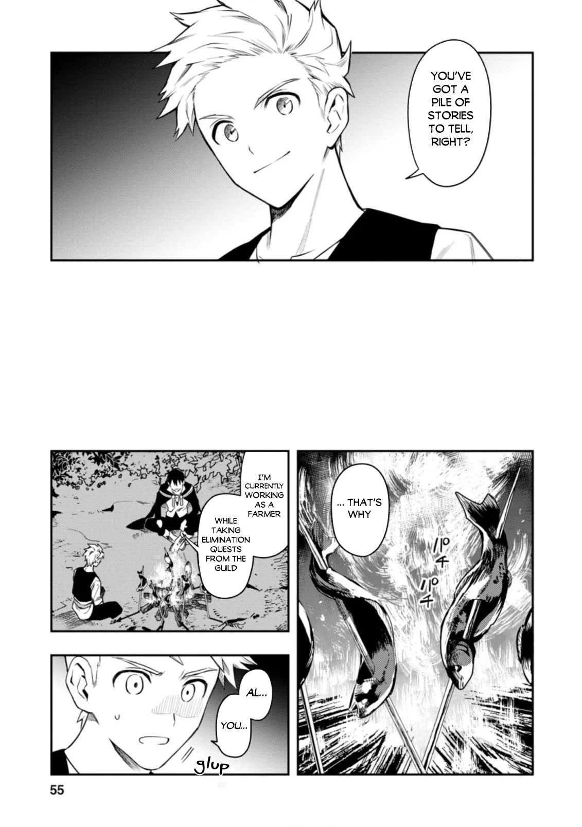 Noumin Kanren no Skill bakka Agetetara Naze ka Tsuyoku Natta chapter 27.3 page 2