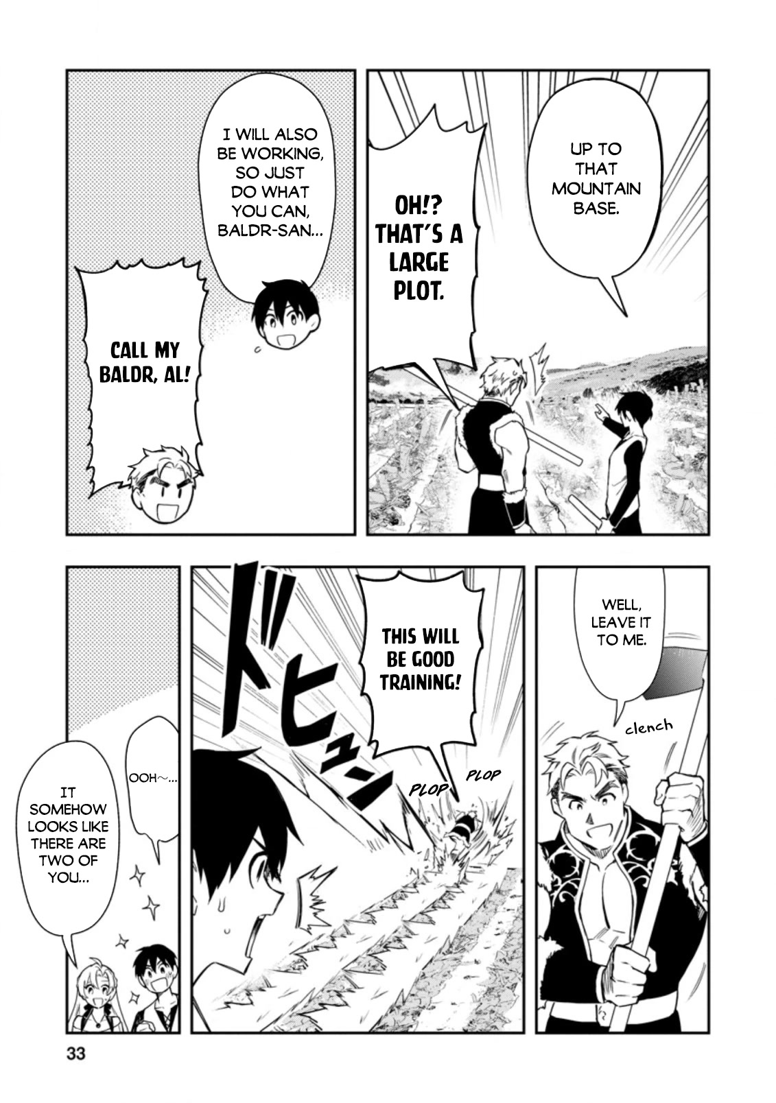 Noumin Kanren no Skill bakka Agetetara Naze ka Tsuyoku Natta chapter 36 page 32