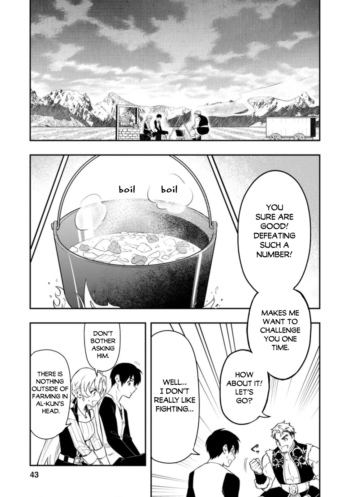 Noumin Kanren no Skill bakka Agetetara Naze ka Tsuyoku Natta chapter 36 page 42