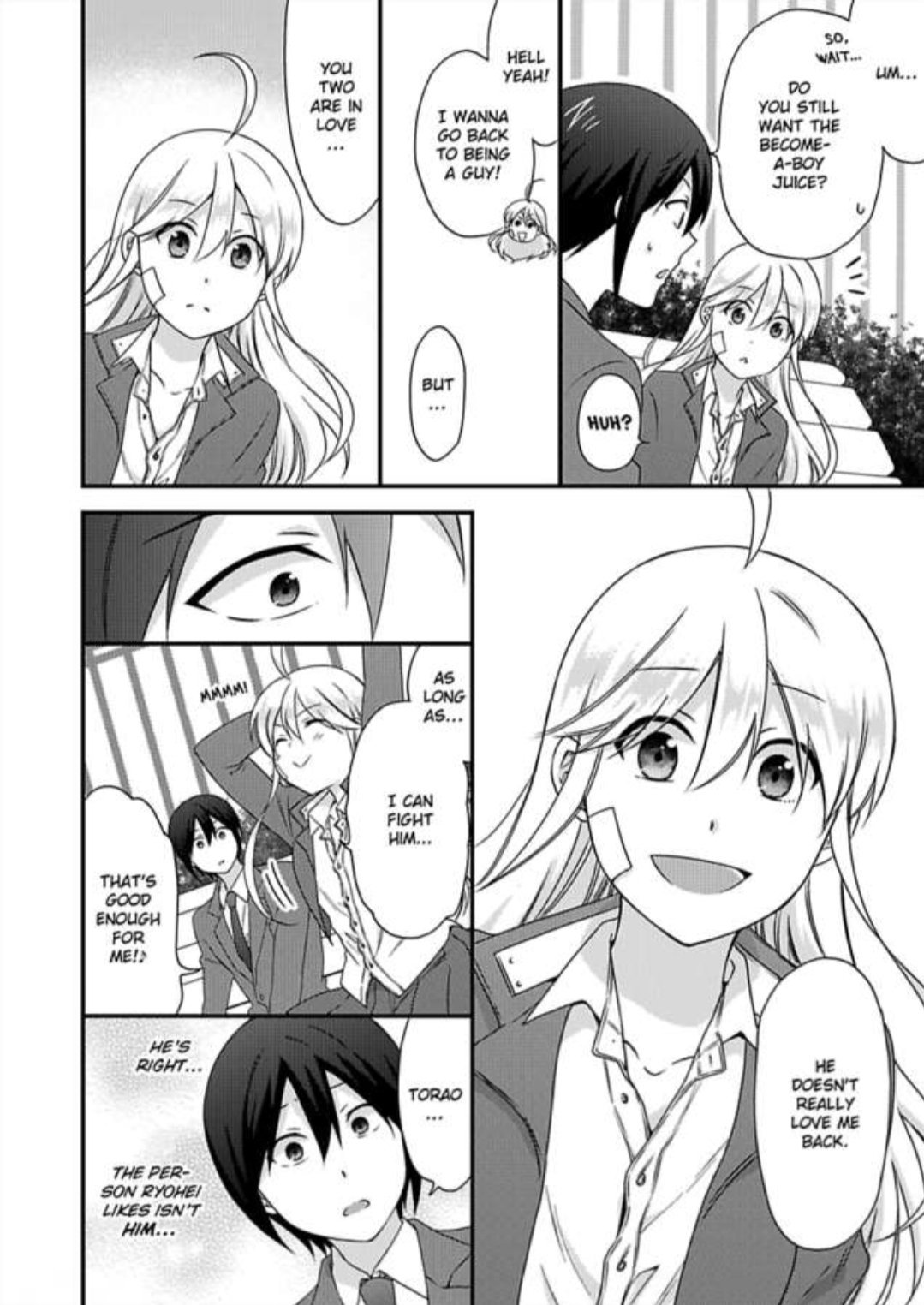 Nyotaika Yankee Gakuen ☆ Ore no Hajimete, Nerawaretemasu. chapter 34 page 2