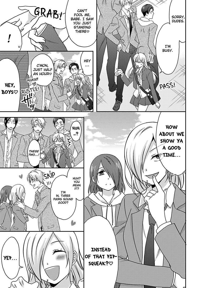 Nyotaika Yankee Gakuen ☆ Ore no Hajimete, Nerawaretemasu. chapter 39 page 7