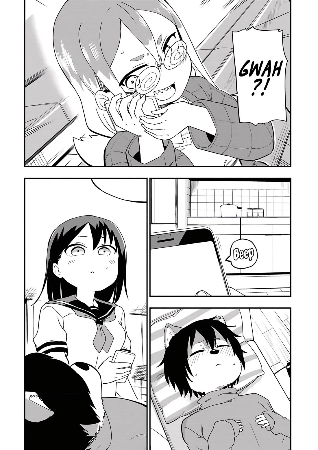 Ōkami-kun wa Hayakawa-san ni katenai chapter 20 page 4