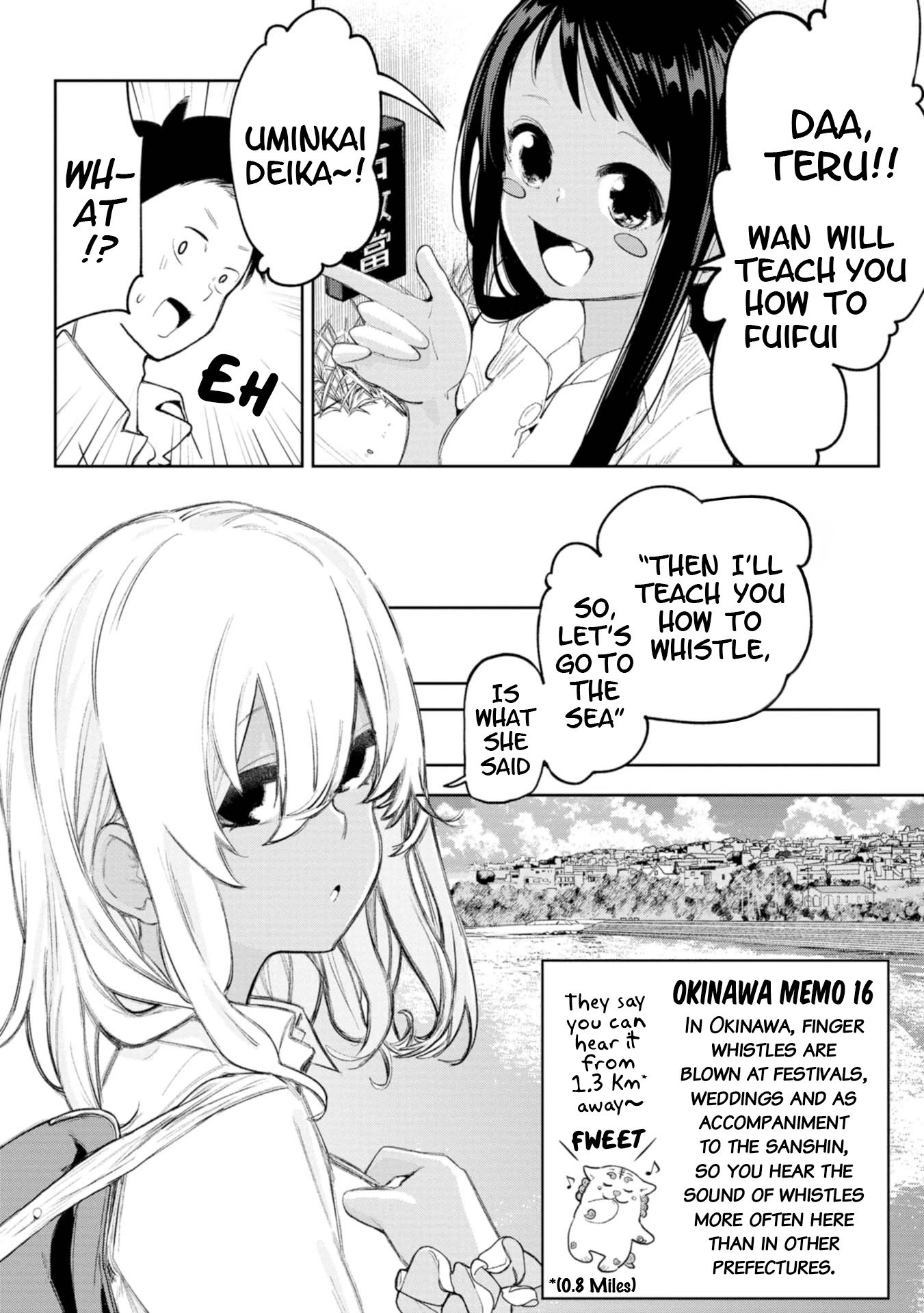 Okinawa de Suki ni Natta Ko ga Hougen Sugite Tsura Sugiru chapter 13 page 2