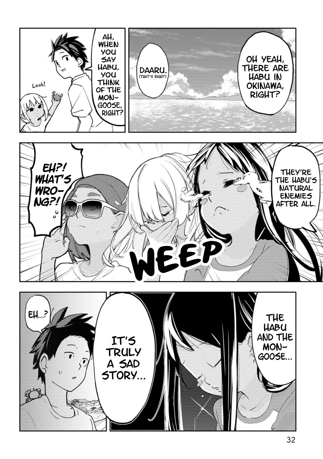 Okinawa de Suki ni Natta Ko ga Hougen Sugite Tsura Sugiru chapter 22 page 2