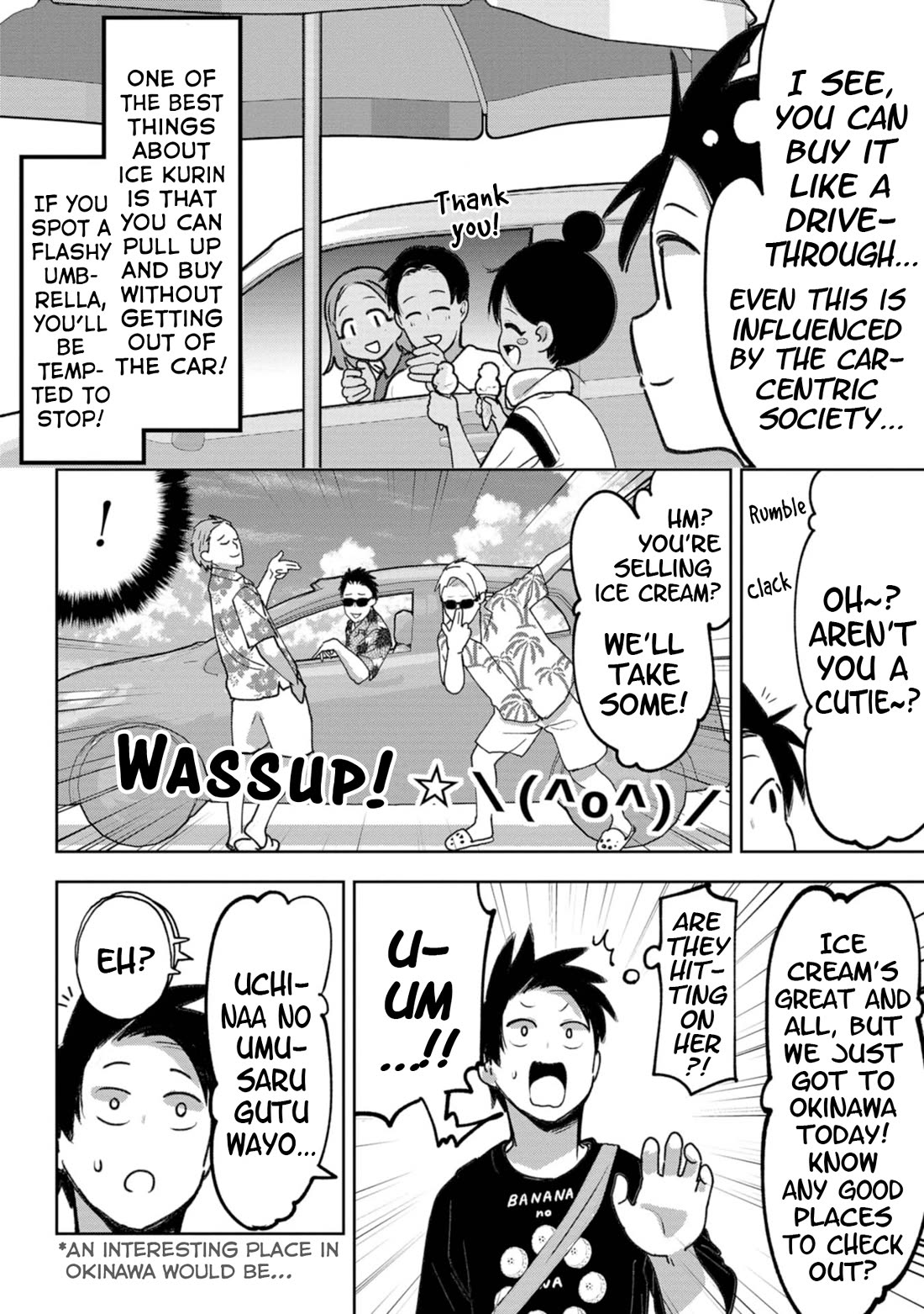 Okinawa de Suki ni Natta Ko ga Hougen Sugite Tsura Sugiru chapter 30 page 4