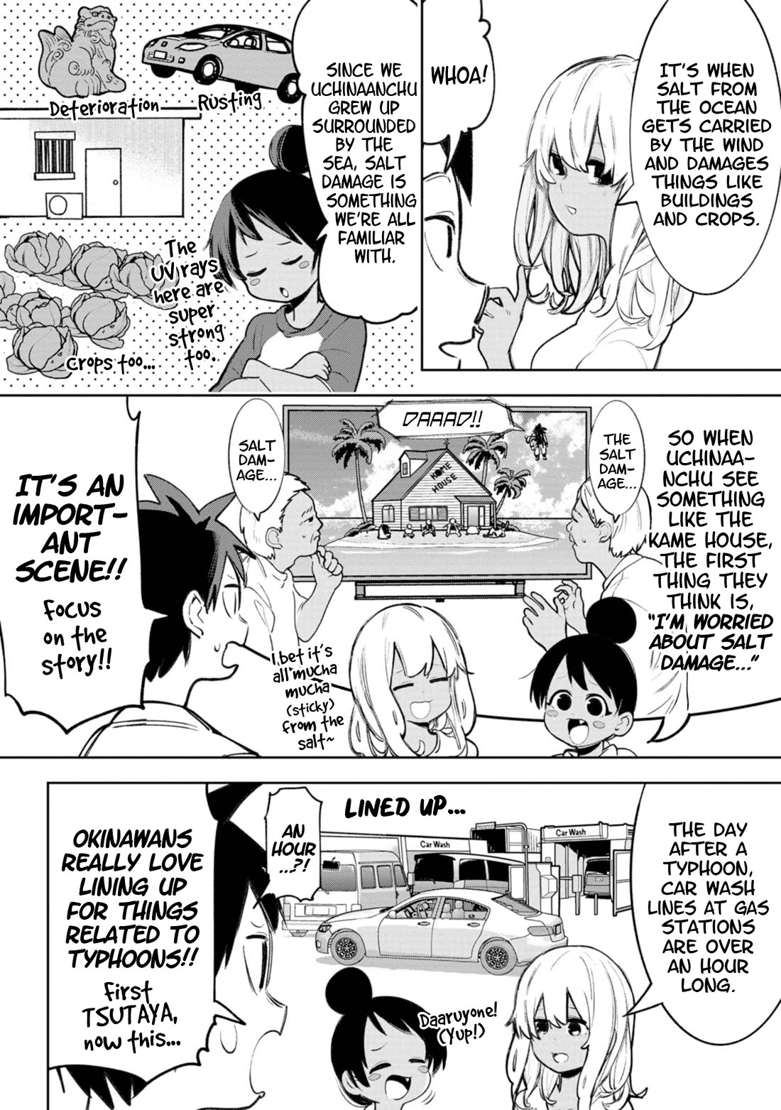 Okinawa de Suki ni Natta Ko ga Hougen Sugite Tsura Sugiru chapter 34 page 2