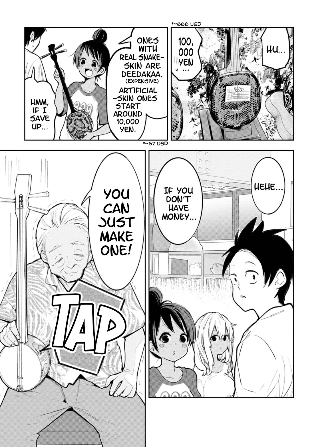 Okinawa de Suki ni Natta Ko ga Hougen Sugite Tsura Sugiru chapter 37 page 7