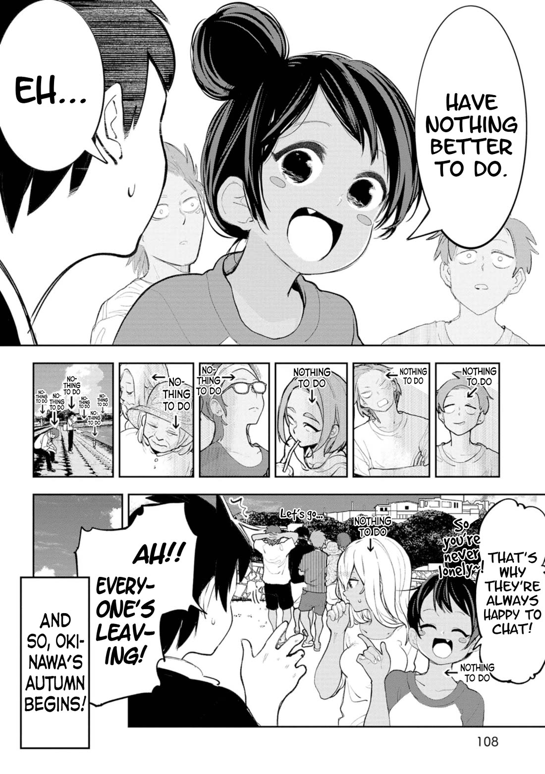 Okinawa de Suki ni Natta Ko ga Hougen Sugite Tsura Sugiru chapter 38 page 8