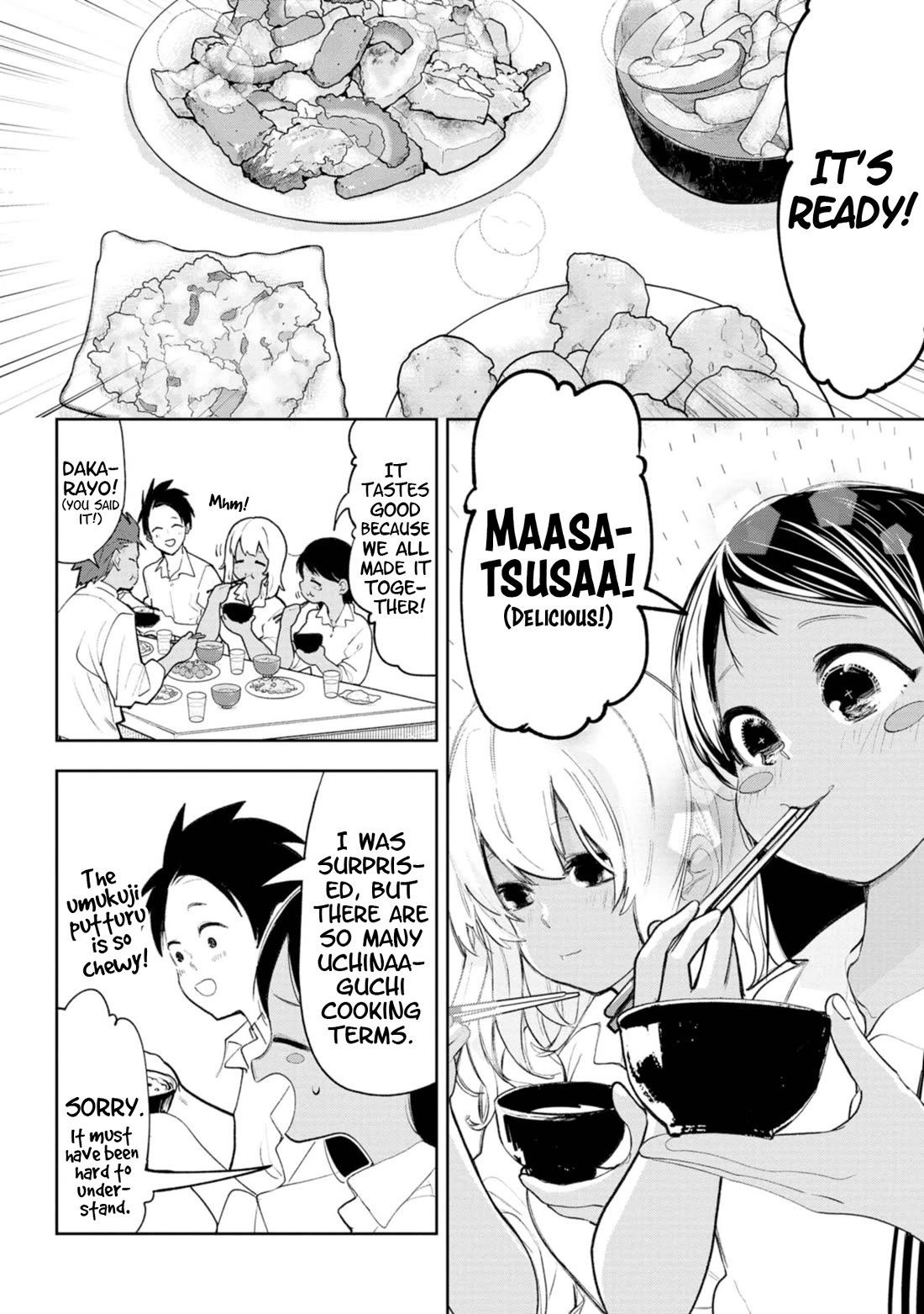 Okinawa de Suki ni Natta Ko ga Hougen Sugite Tsura Sugiru chapter 39 page 8