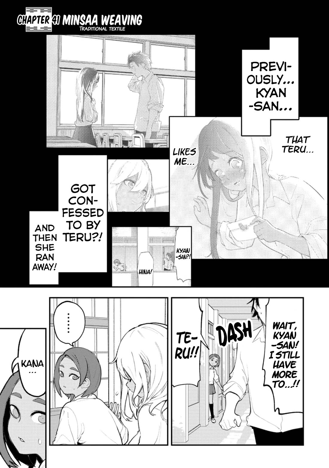 Okinawa de Suki ni Natta Ko ga Hougen Sugite Tsura Sugiru chapter 41 page 3