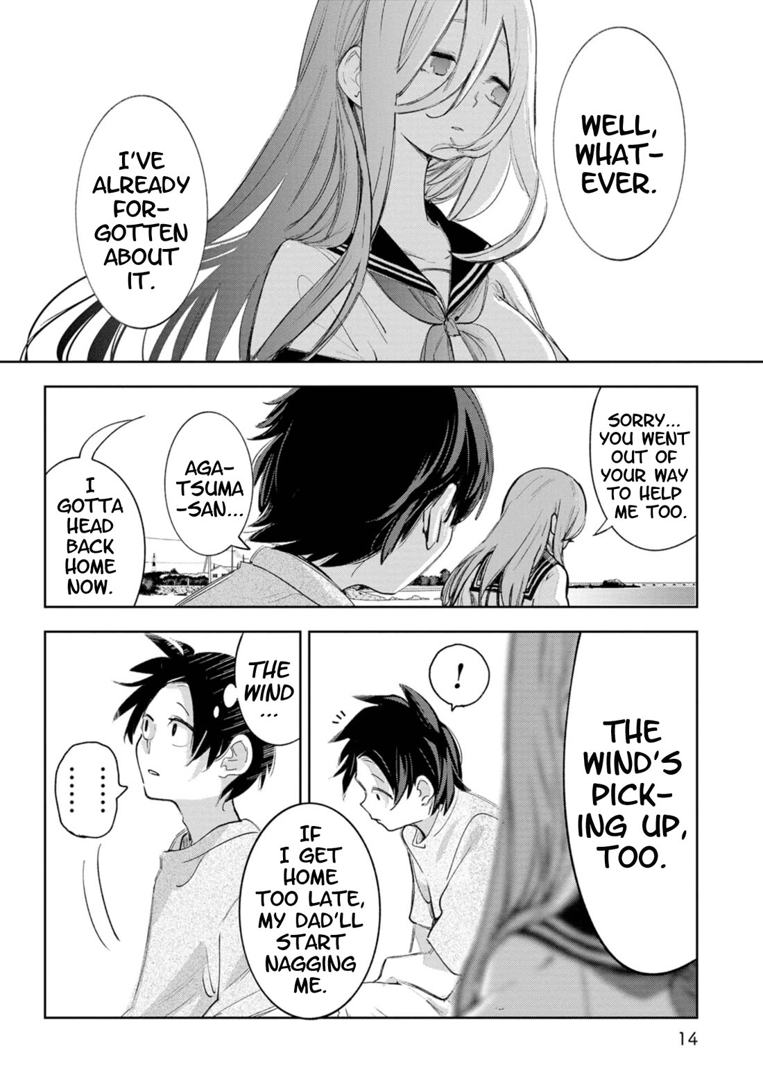 Okinawa de Suki ni Natta Ko ga Hougen Sugite Tsura Sugiru chapter 50 page 13