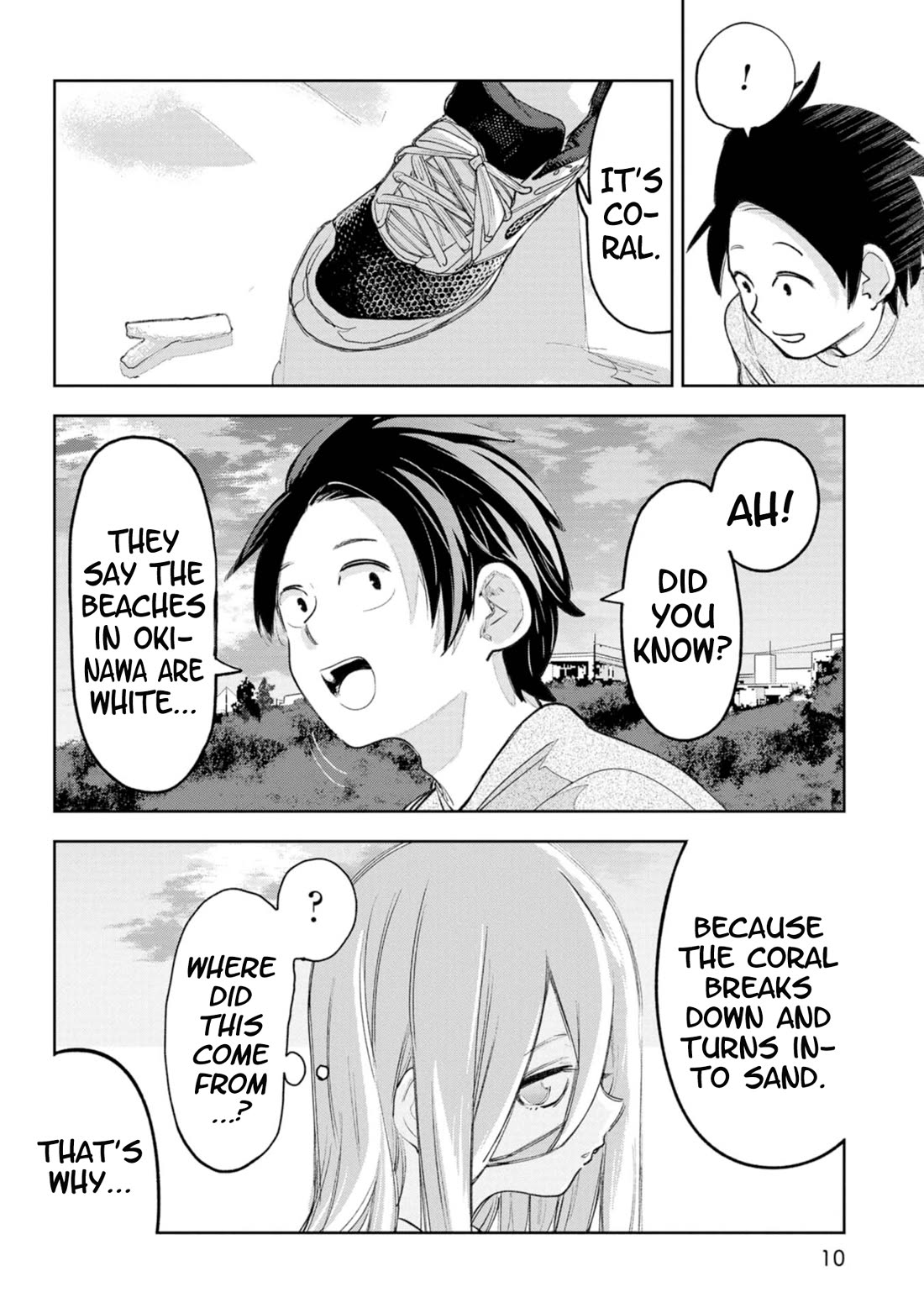 Okinawa de Suki ni Natta Ko ga Hougen Sugite Tsura Sugiru chapter 50 page 9