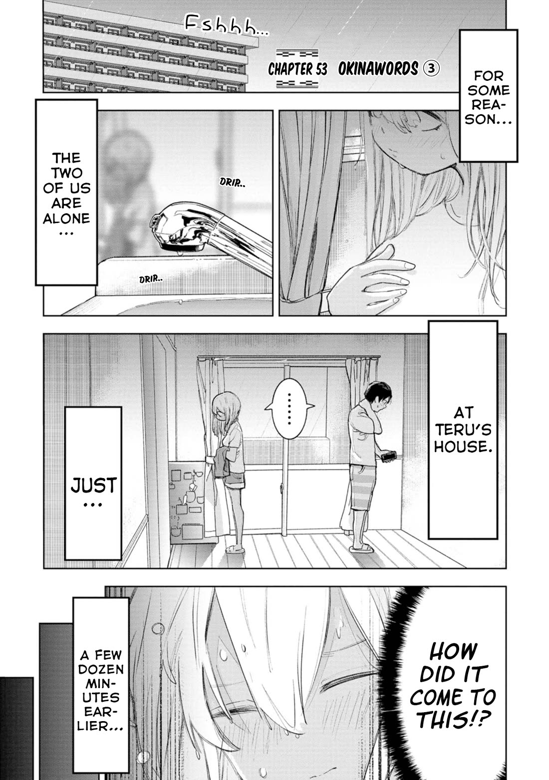 Okinawa de Suki ni Natta Ko ga Hougen Sugite Tsura Sugiru chapter 53 page 1