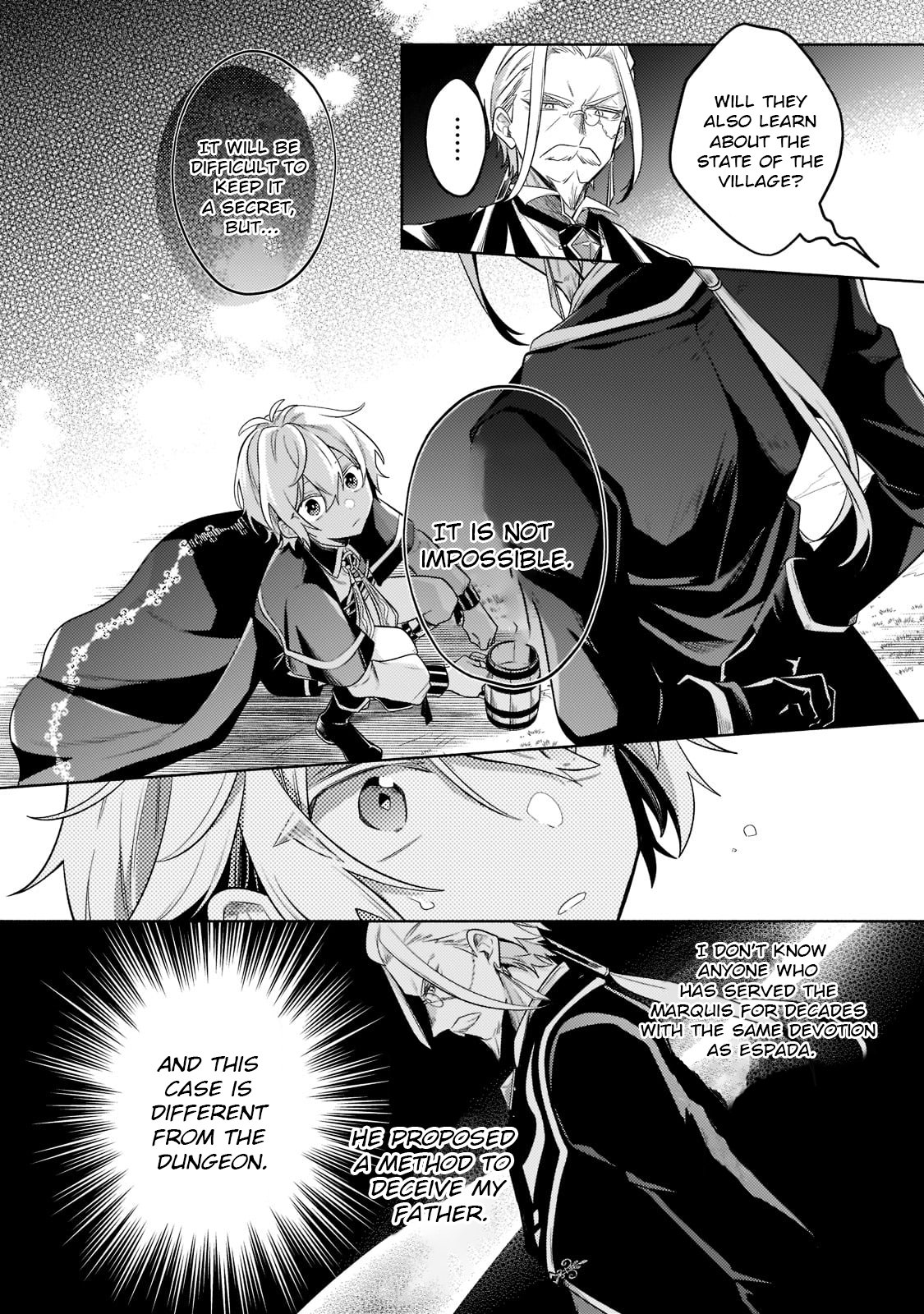 Okiraku Ryoushu no Tanoshii Ryouchi Bouei ~Seisan-kei Majutsu de Na mo na Kimura wo Saikyou no Jousai Toshi ni~ chapter 13.1 page 4