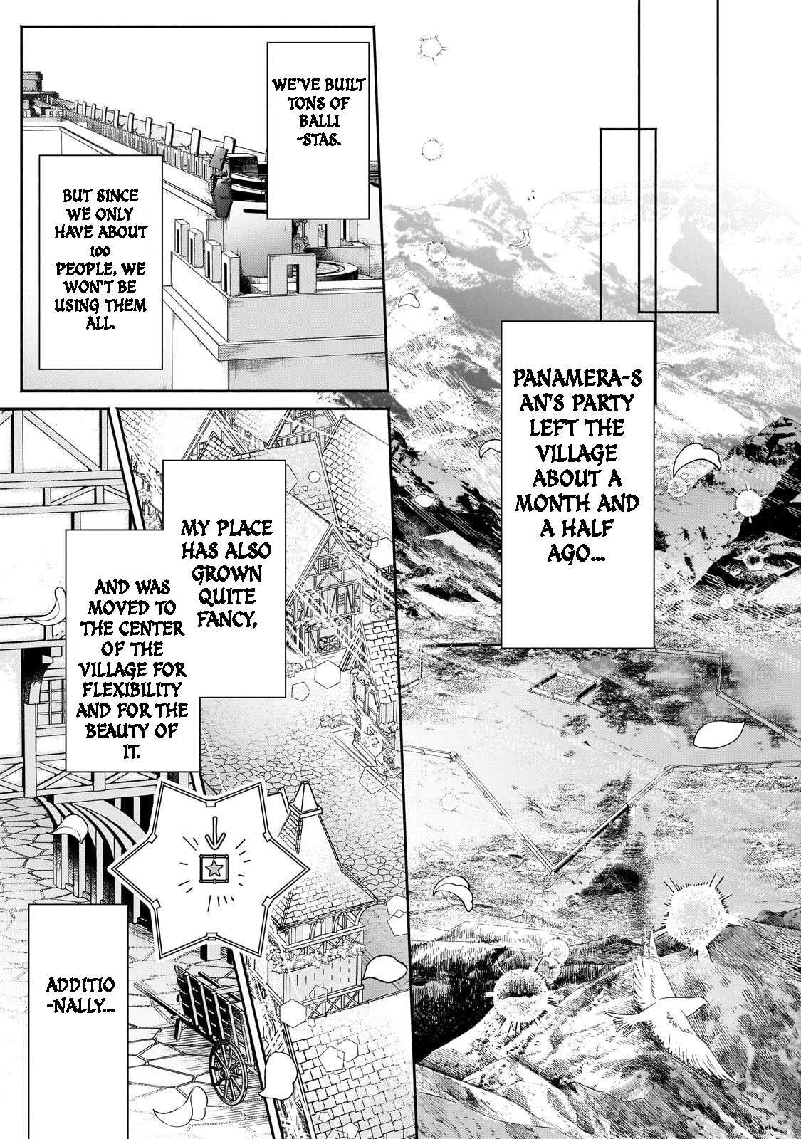 Okiraku Ryoushu no Tanoshii Ryouchi Bouei ~Seisan-kei Majutsu de Na mo na Kimura wo Saikyou no Jousai Toshi ni~ chapter 24 page 21