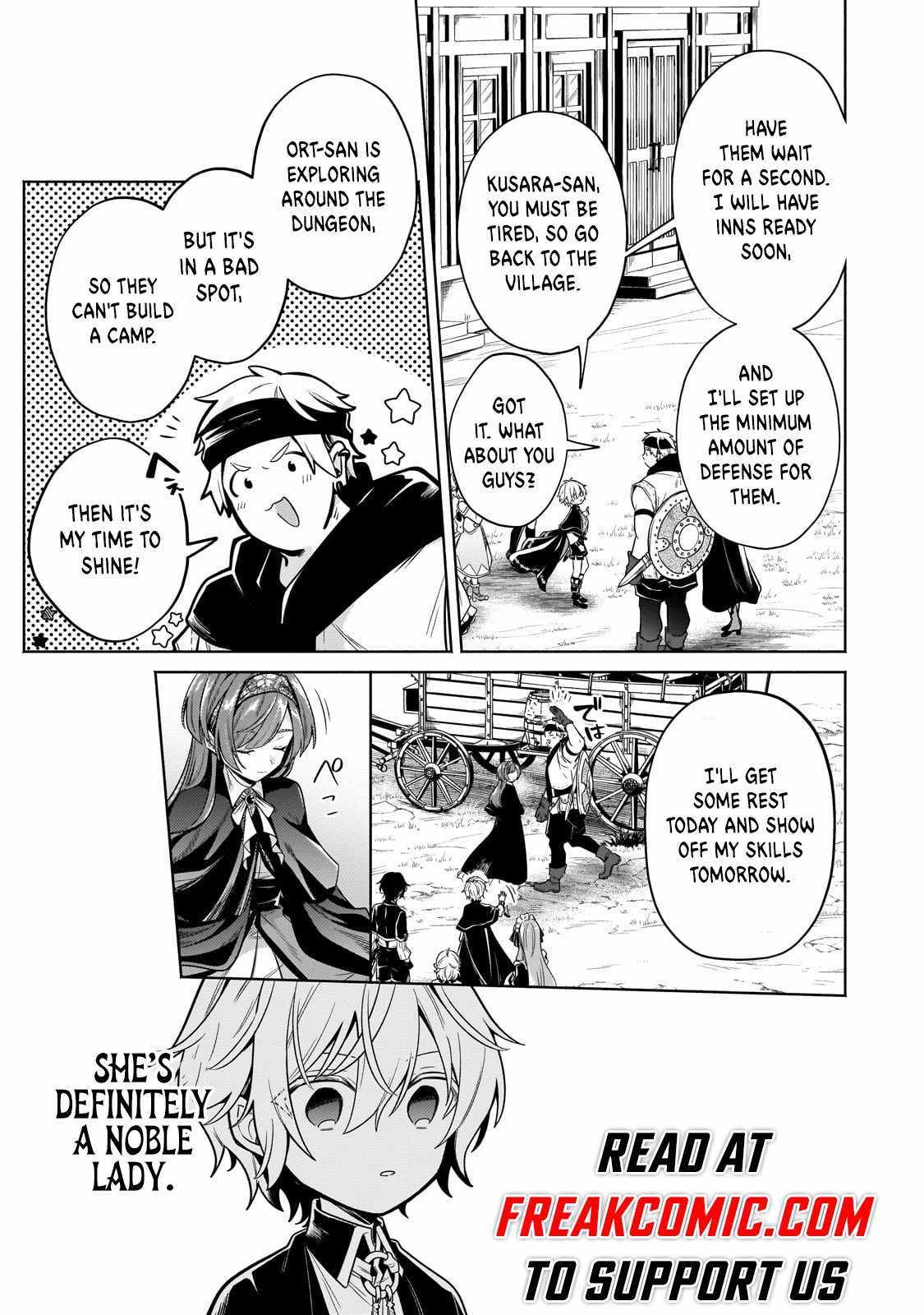 Okiraku Ryoushu no Tanoshii Ryouchi Bouei ~Seisan-kei Majutsu de Na mo na Kimura wo Saikyou no Jousai Toshi ni~ chapter 27 page 11