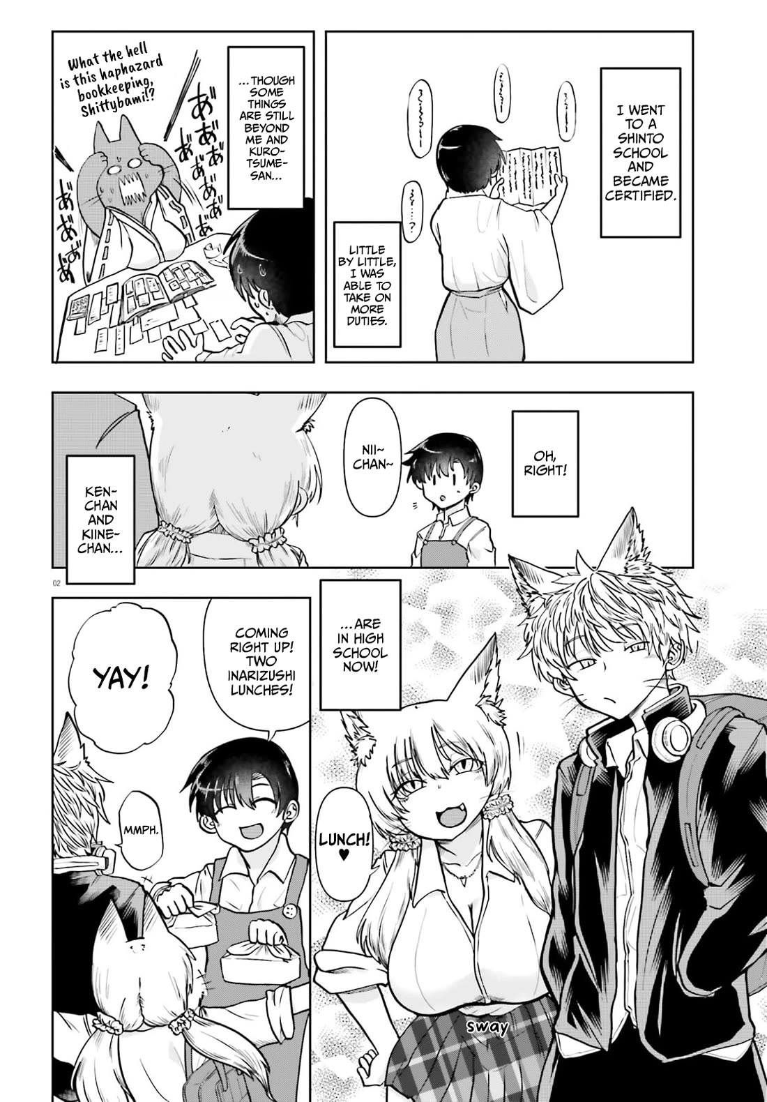 Okitsune Gal Katabami-San chapter 21 page 2